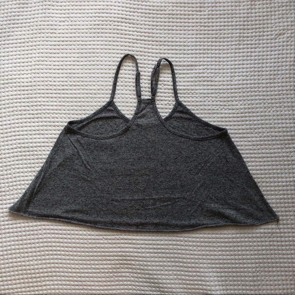 Flowy Cropped Racerback Tank - Picture 3 of 3